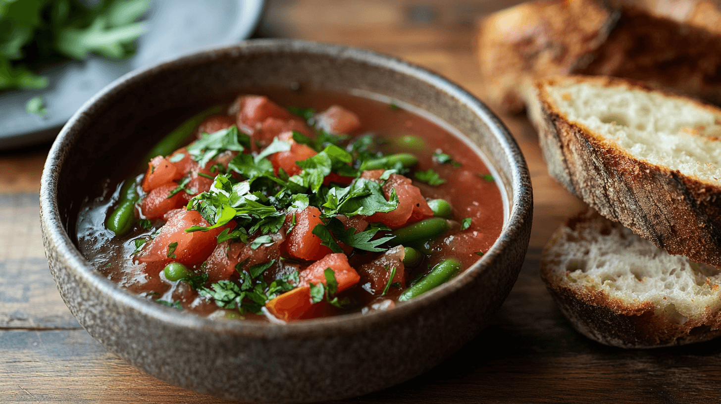 Tomato Green Bean Soup