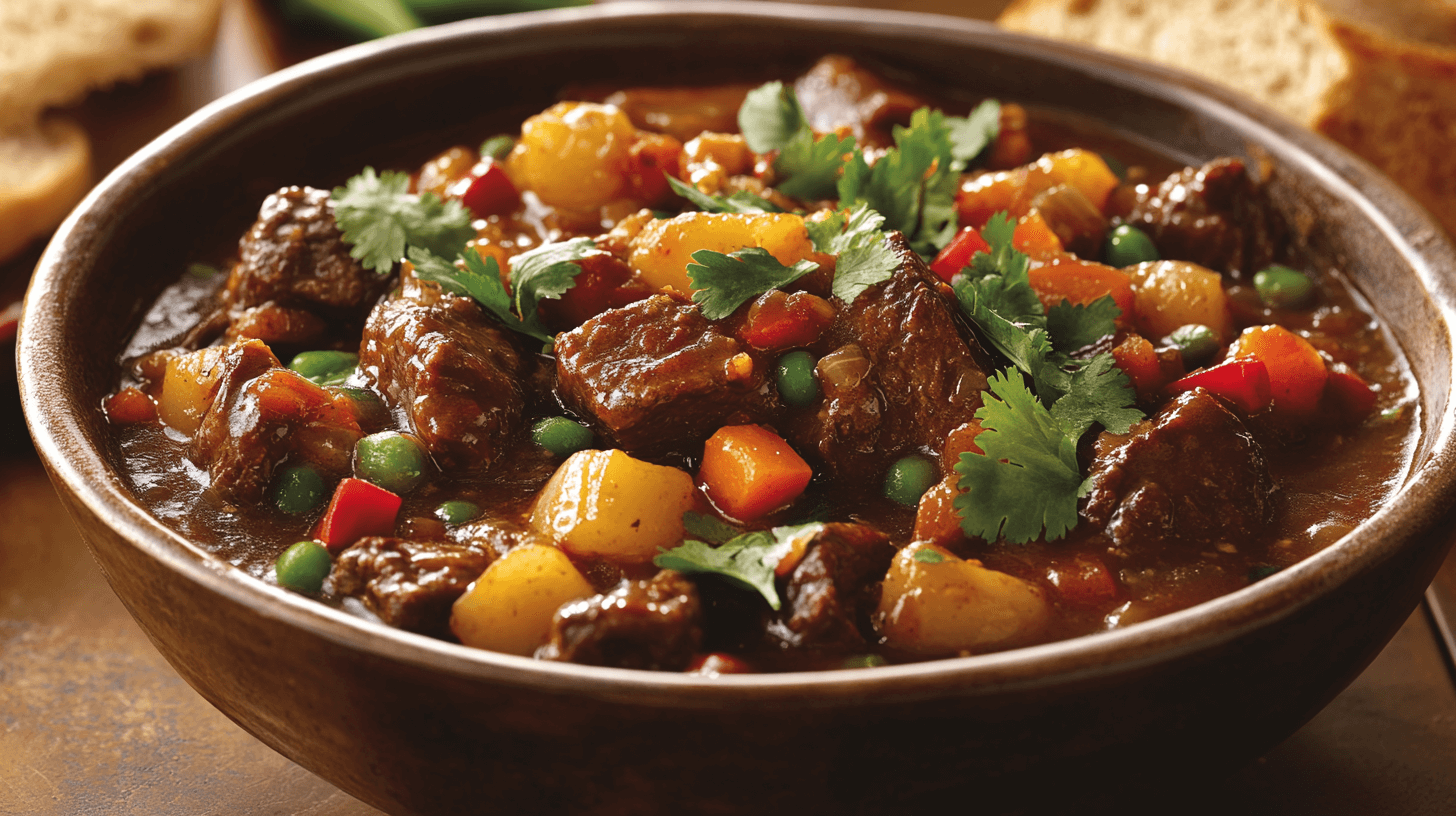 Chili Caramel Beef Stew