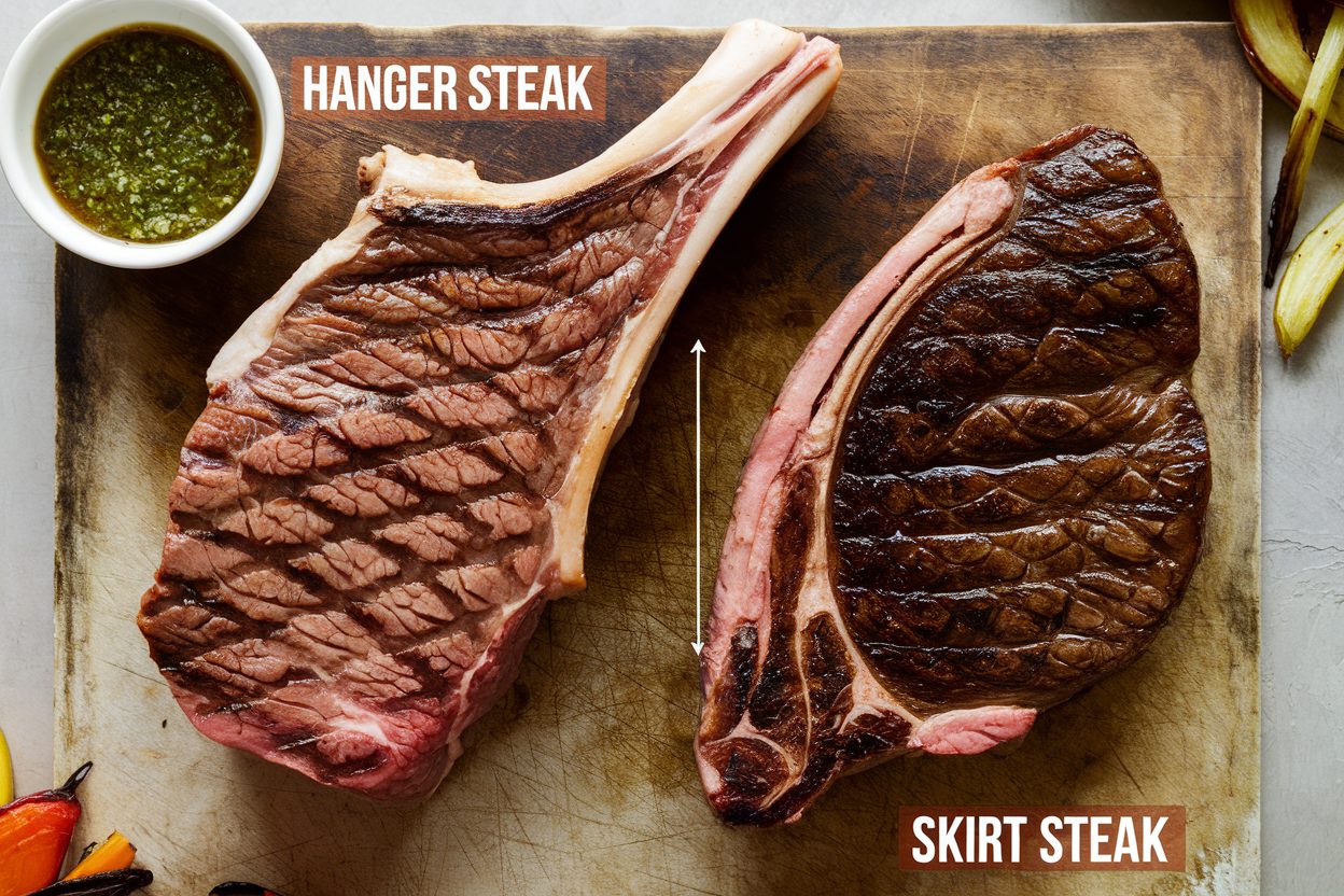 hanger steak vs skirt steak