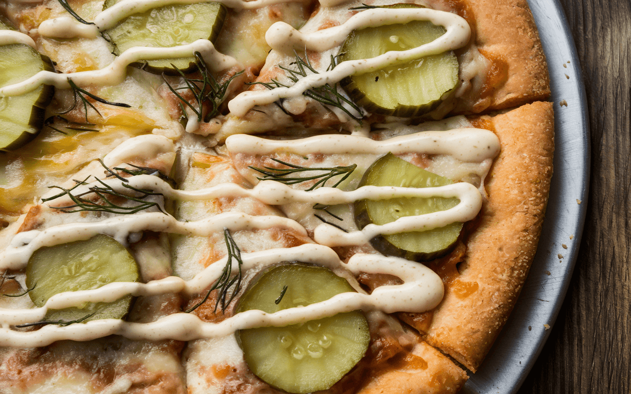 pizza with pickle pie