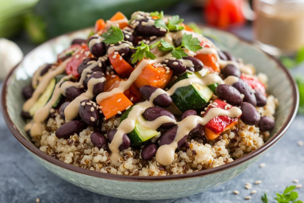 Quinoa and Black Bean Buddha Bowl