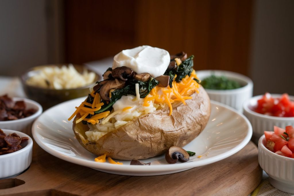 Baked Potato Bar for One