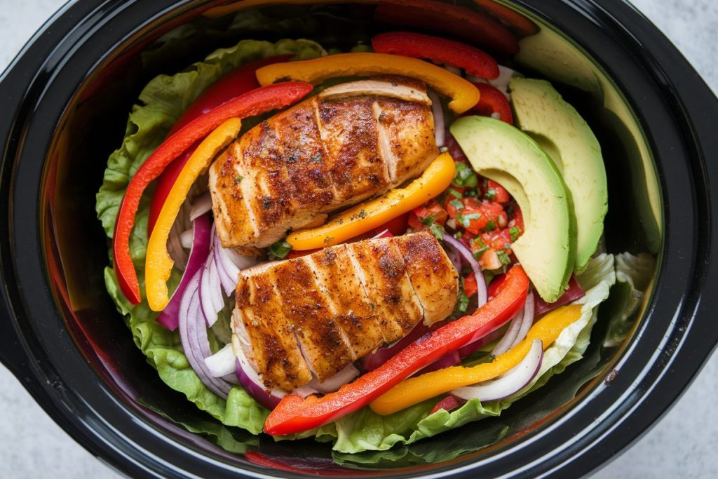 crock pot chicken fajitas​