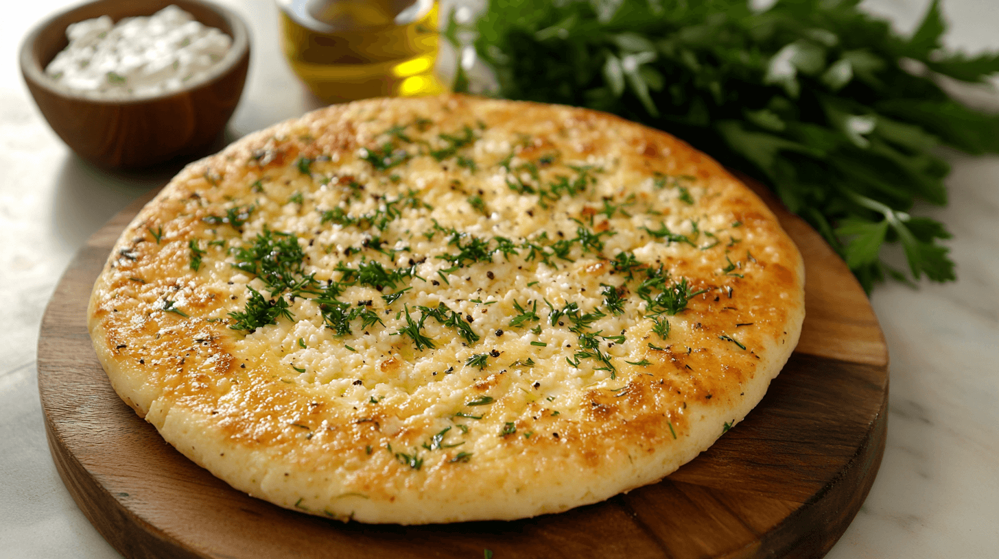 Cottage Cheese Flatbread Air Fryer