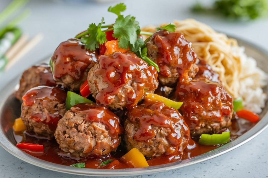 Sweet and Sour Venison Meatballs