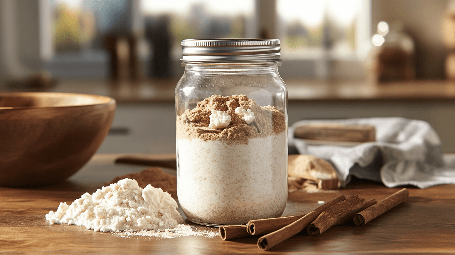 Snickerdoodle Cookie Mix in a jar