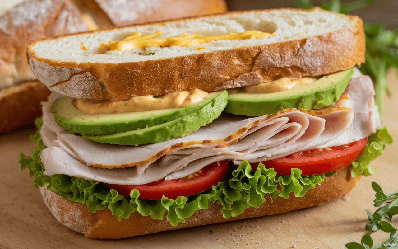 Turkey and Avocado Ciabatta