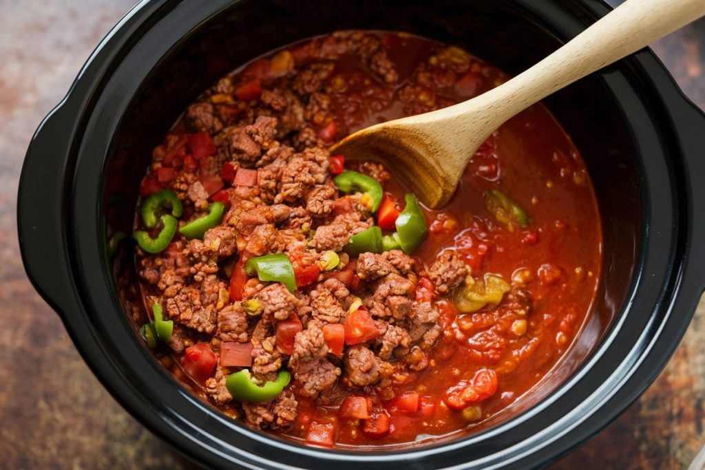 Keto Crockpot Chili