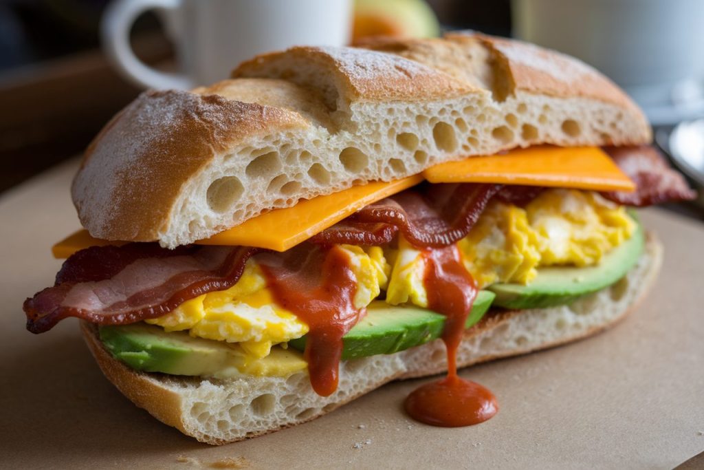 Breakfast Ciabatta Sandwich