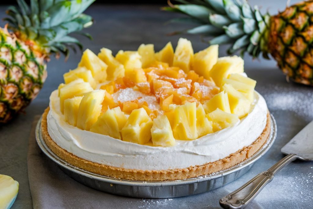 Pineapple Cream Cheese Pie