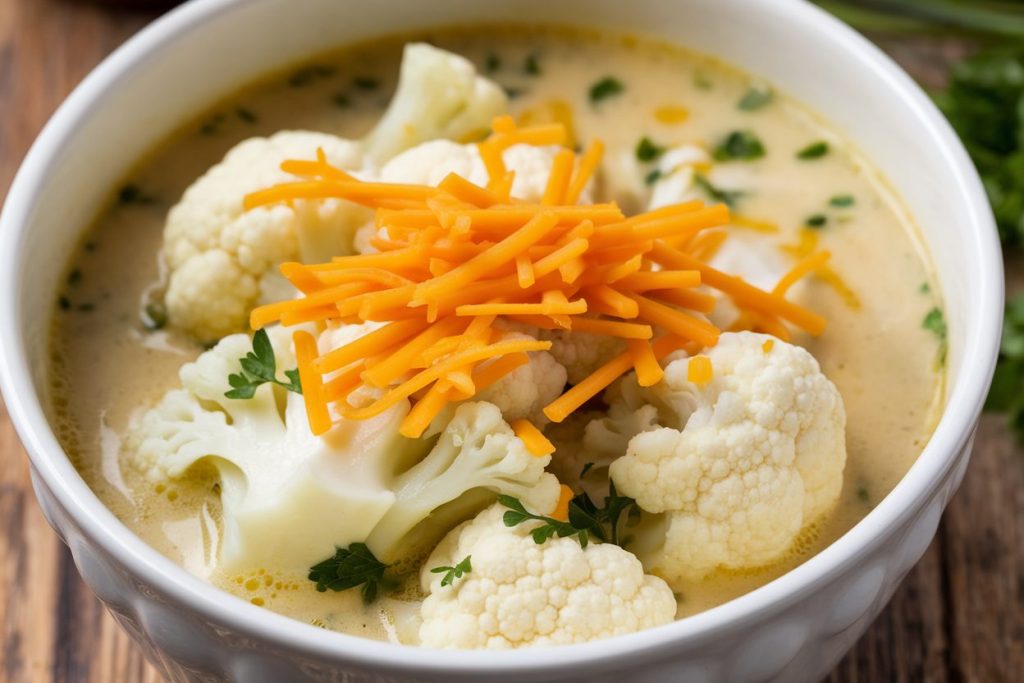 Keto Cauliflower Soup