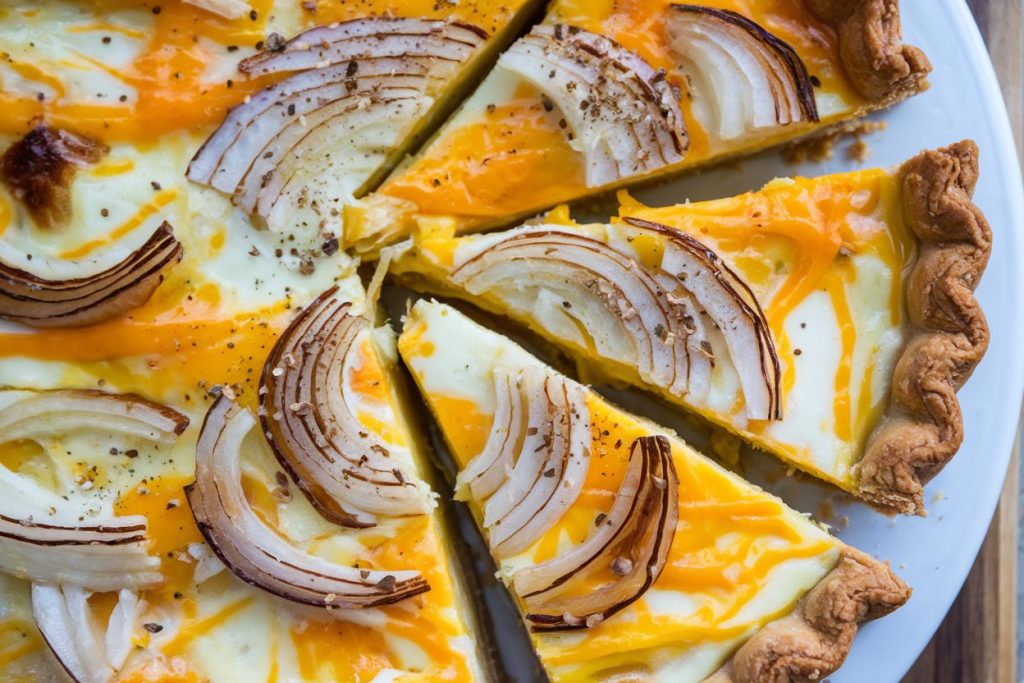 Savory Cheese and Onion Pie