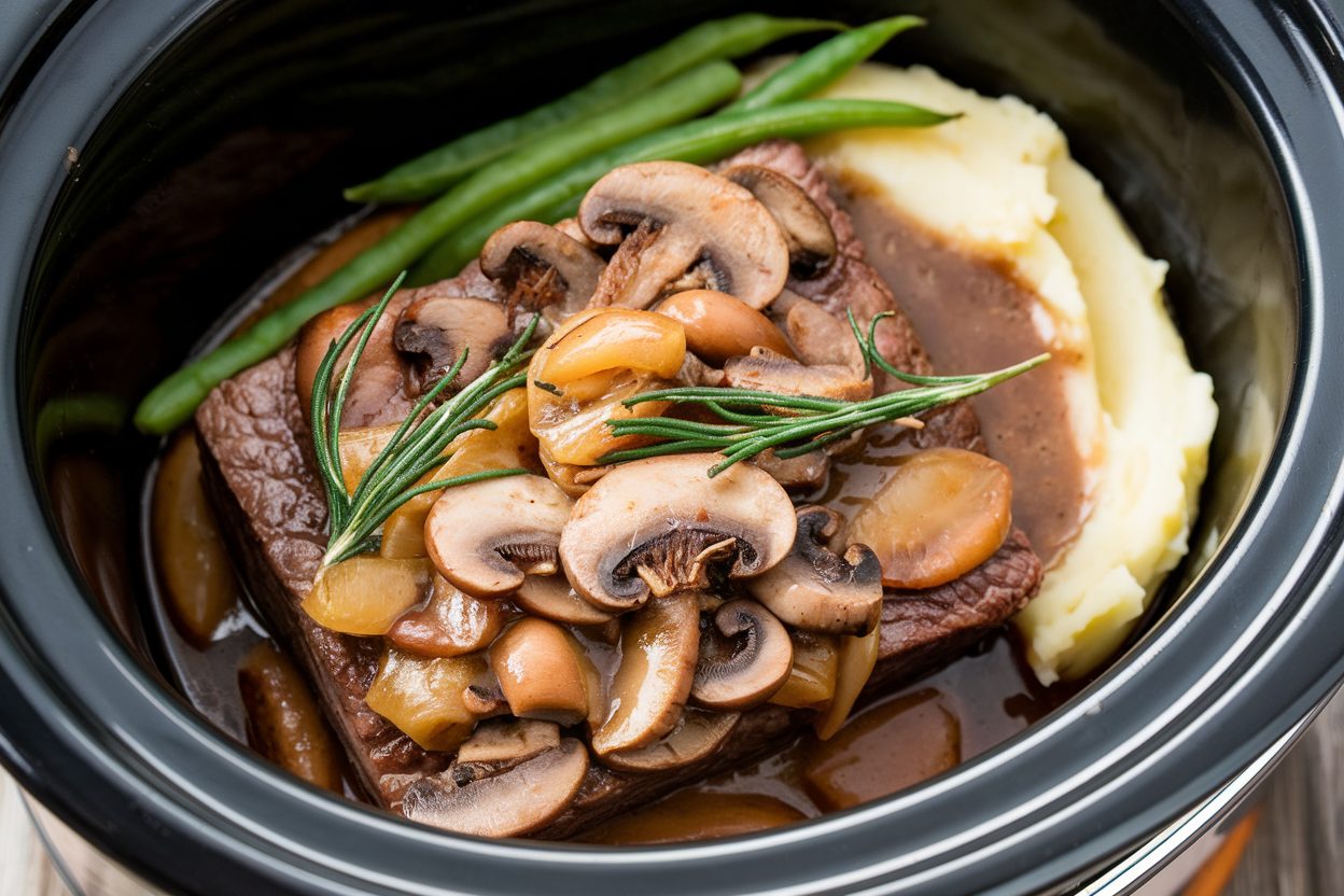 cube steak recipes crockpot