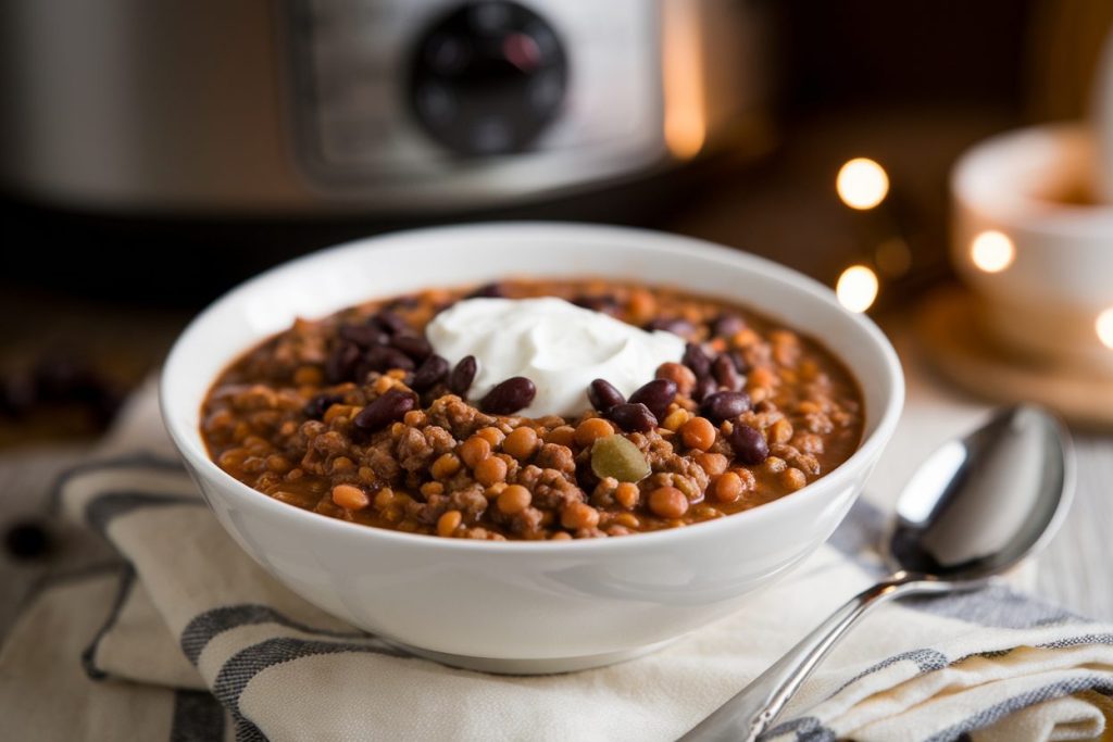 Beef and Lentil Chili