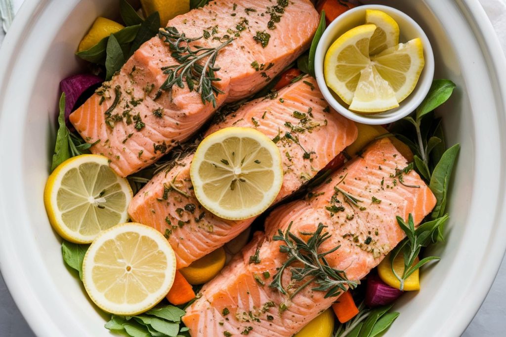 Salmon with Lemon and Herbs