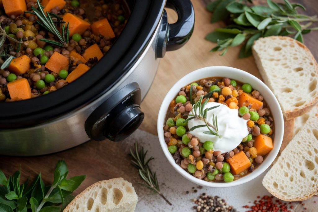 Vegetarian Lentil and Sweet Potato Stew