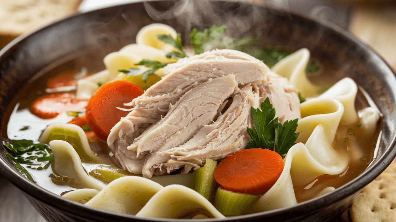 Rotisserie Chicken Noodle Soup