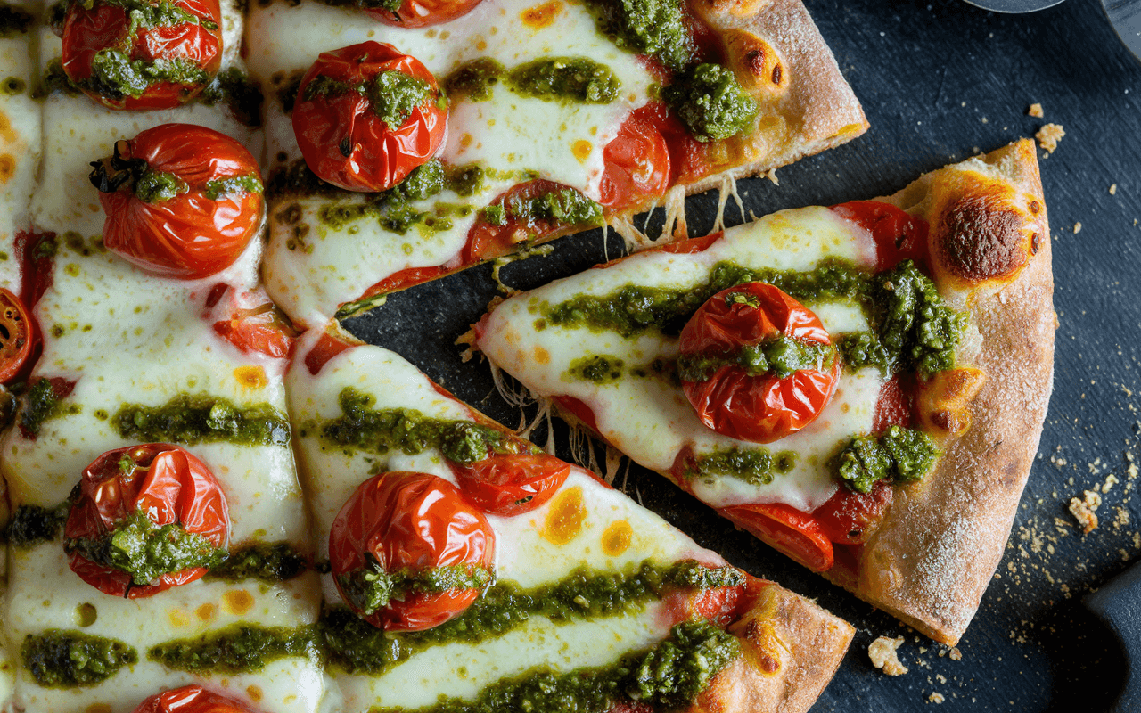 Chimichurri Tomato Pizza