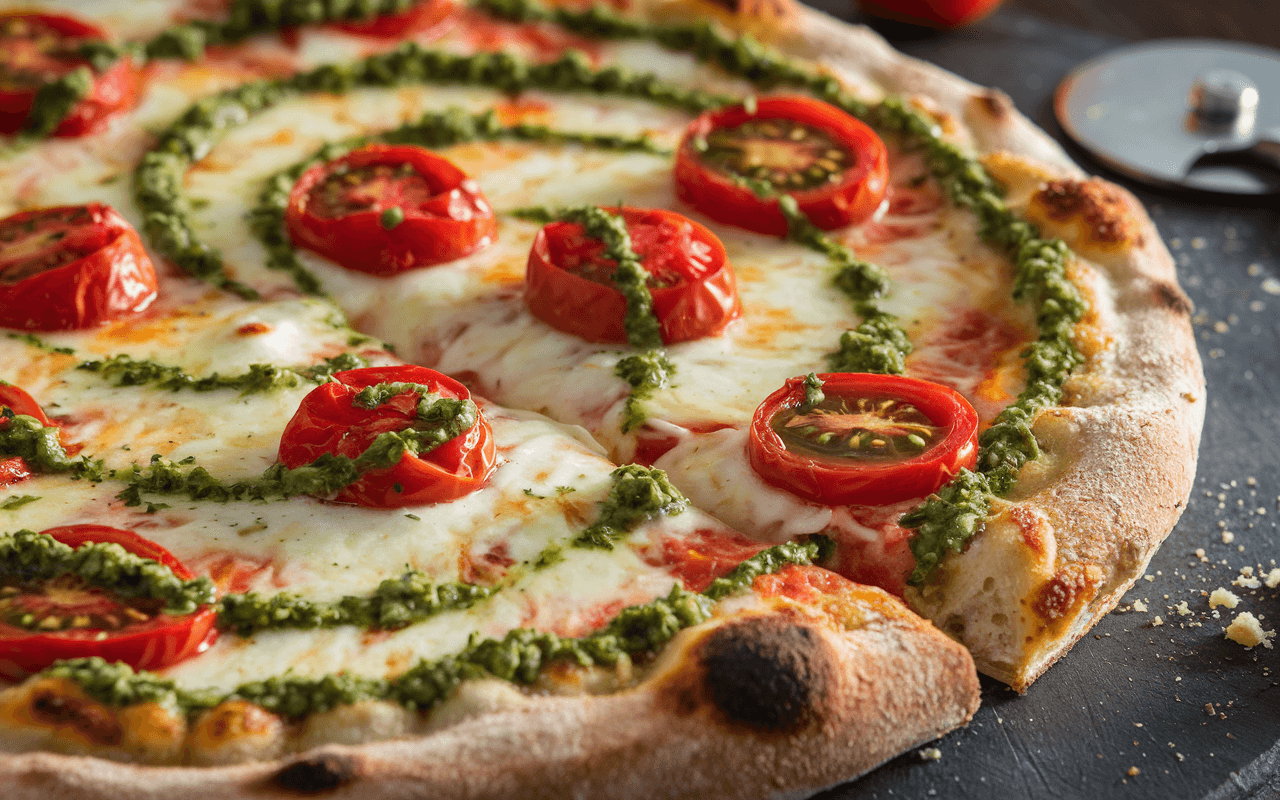 Chimichurri Tomato Pizza