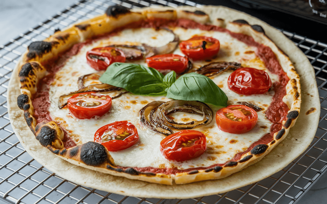 Air Fryer Tortilla Pizza