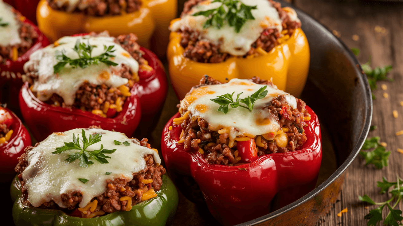 Venison Stuffed Peppers