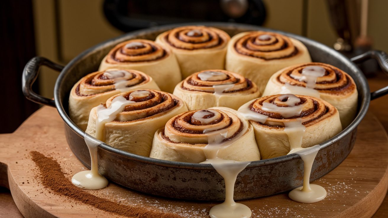 Pizza Dough Cinnamon Rolls