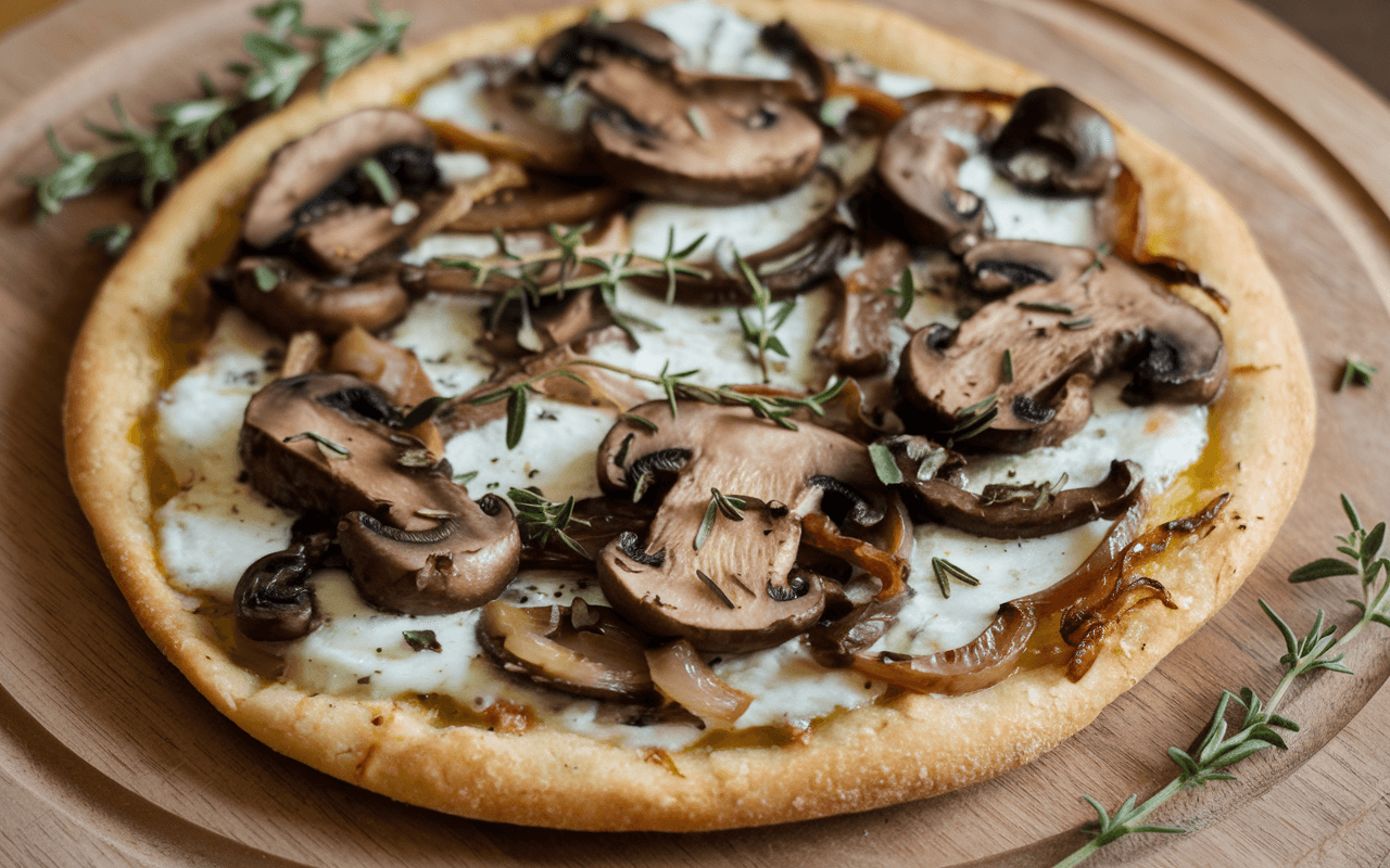 Mushroom Flatbread Recipe