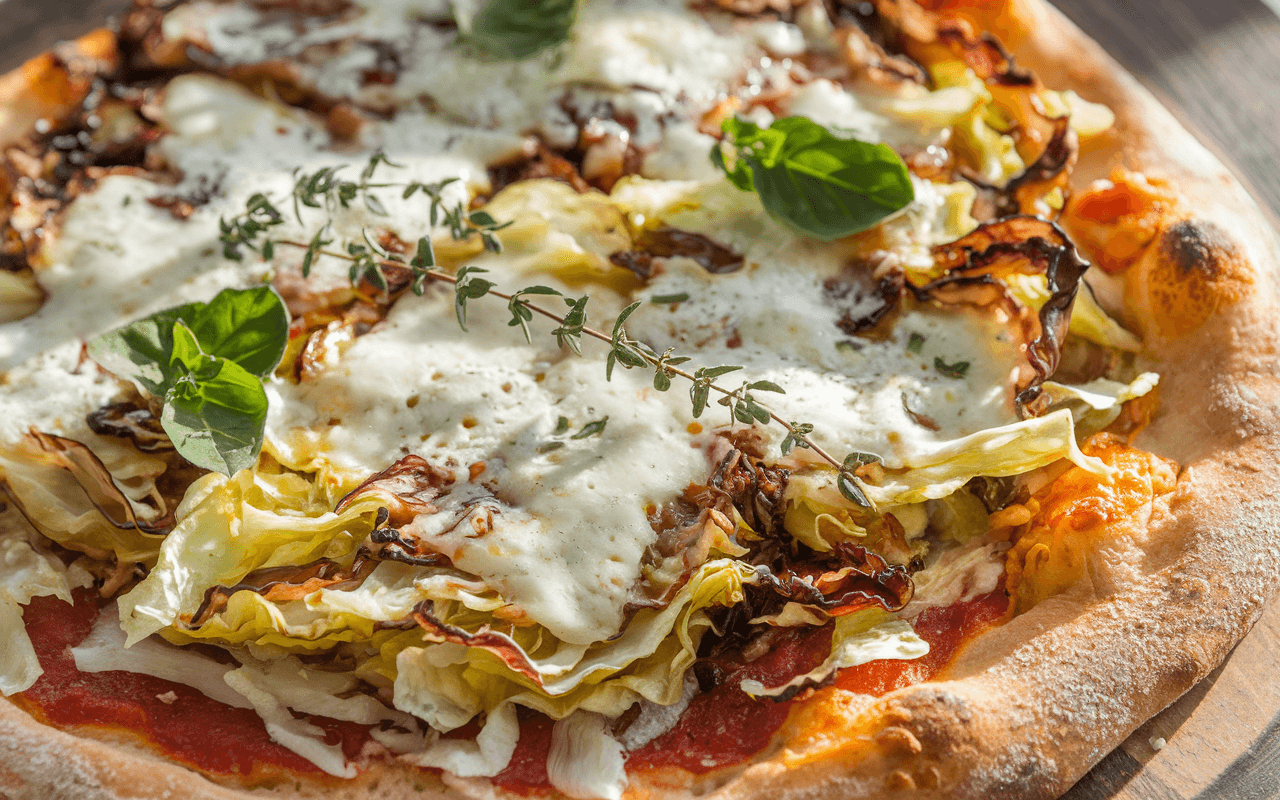 Cabbage Pizza