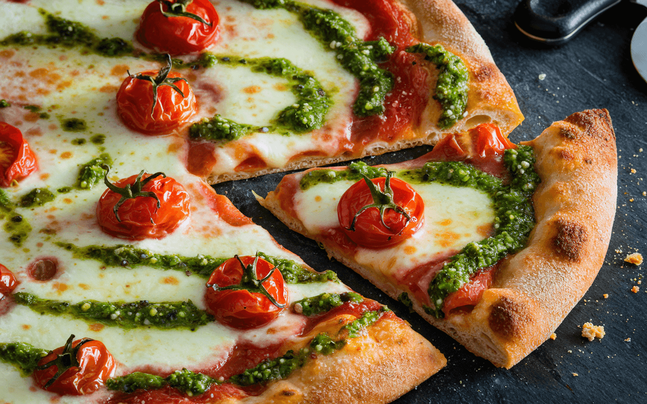 Chimichurri Tomato Pizza