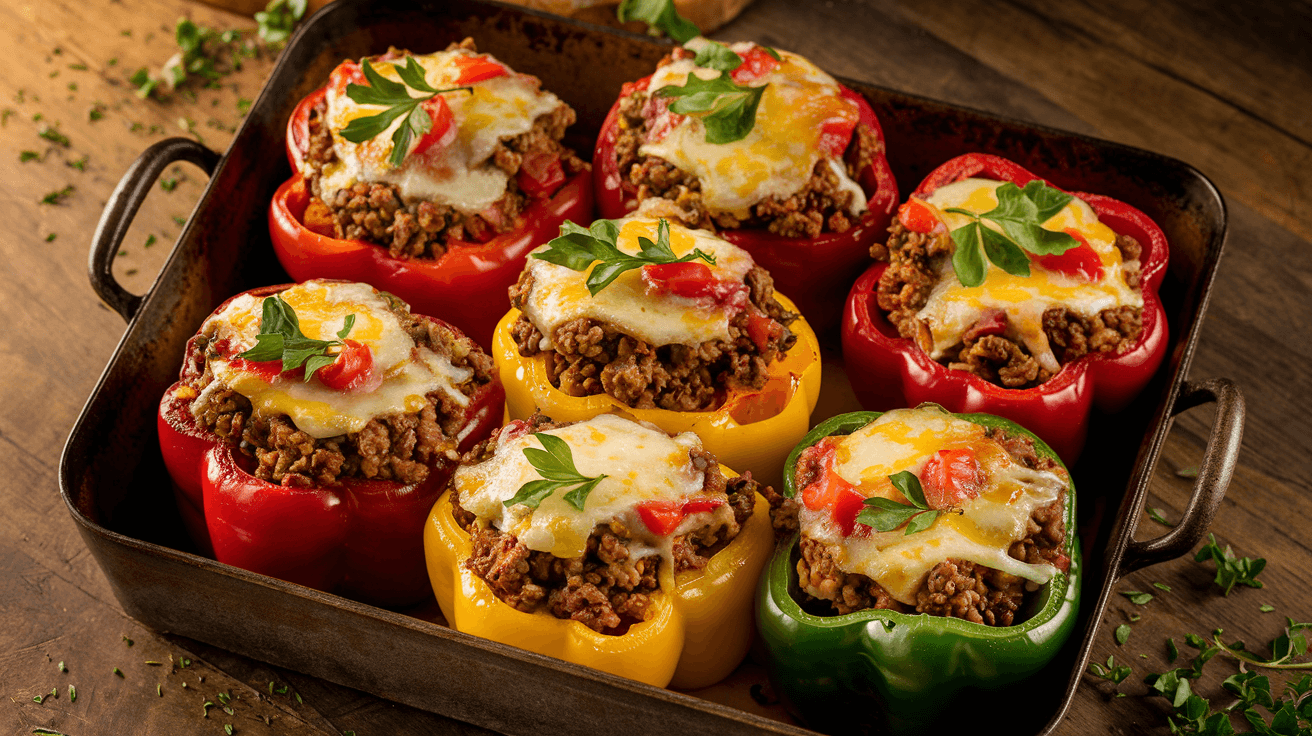 Venison Stuffed Peppers