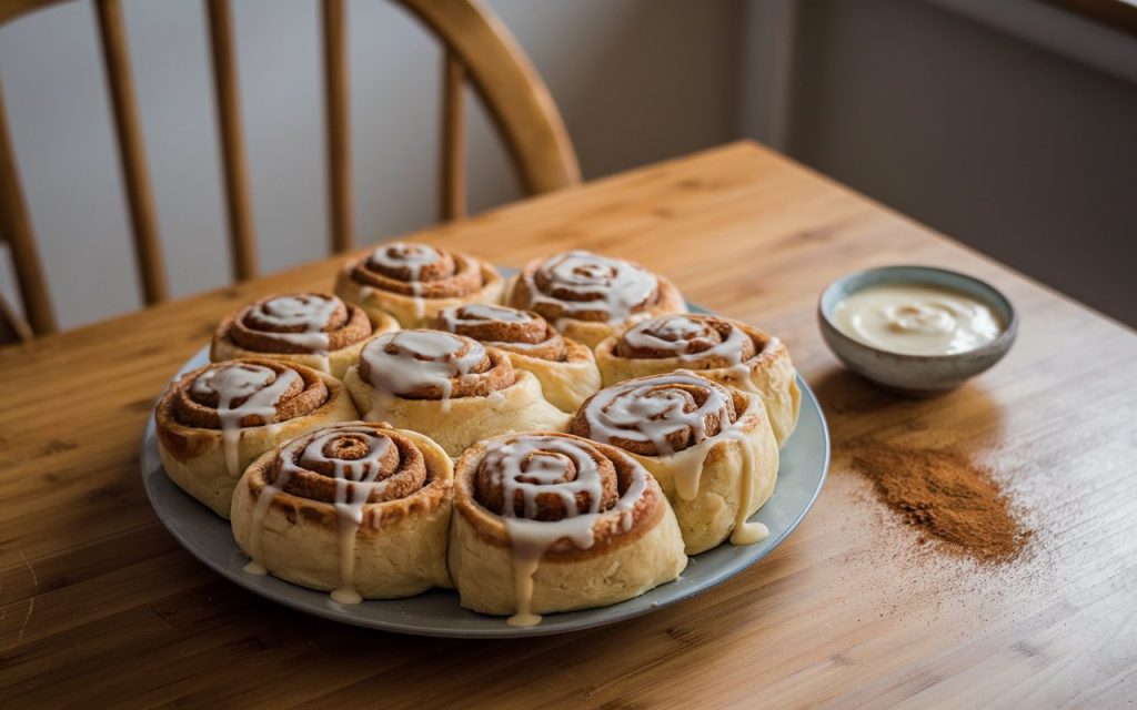 cinnamon buns from pizza dough