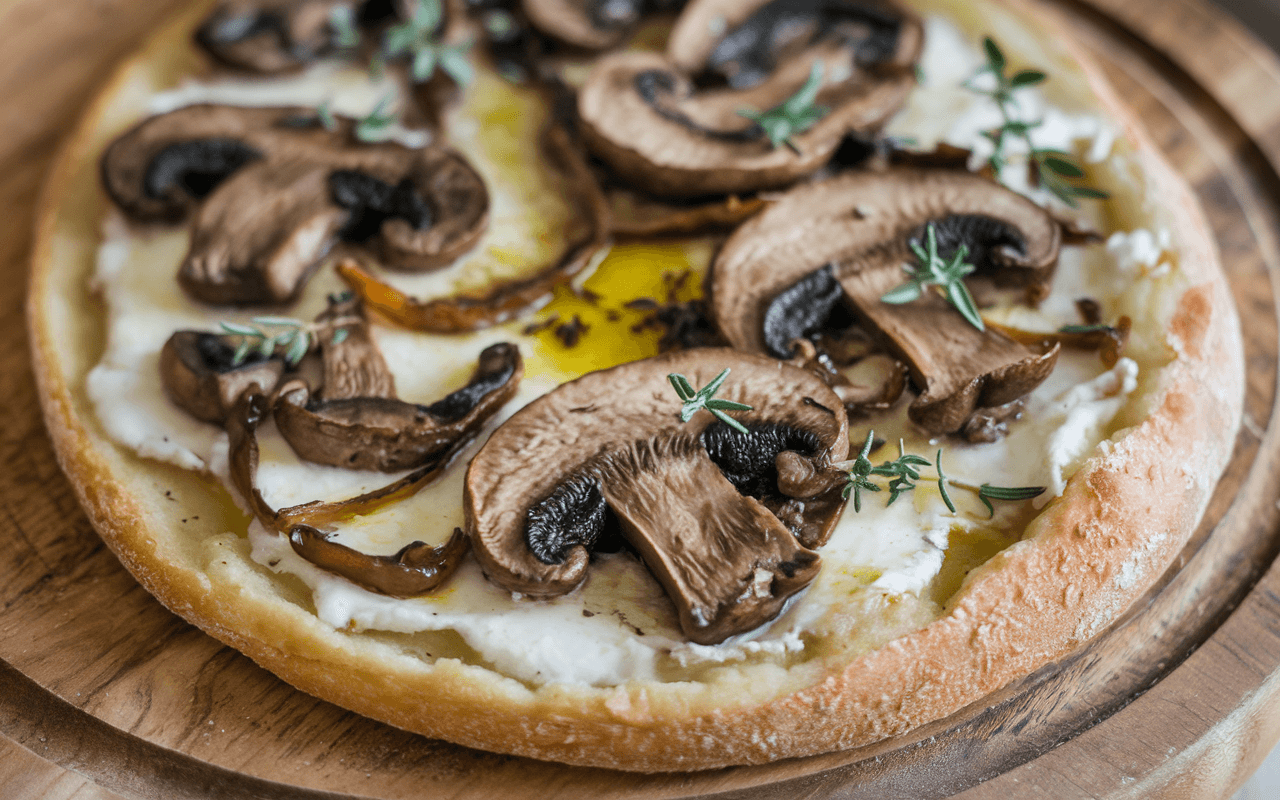 Mushroom Flatbread Recipe