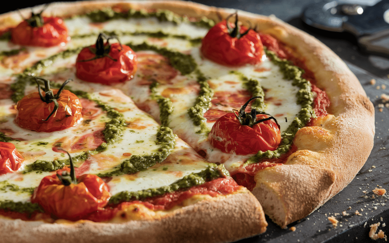 Chimichurri Tomato Pizza