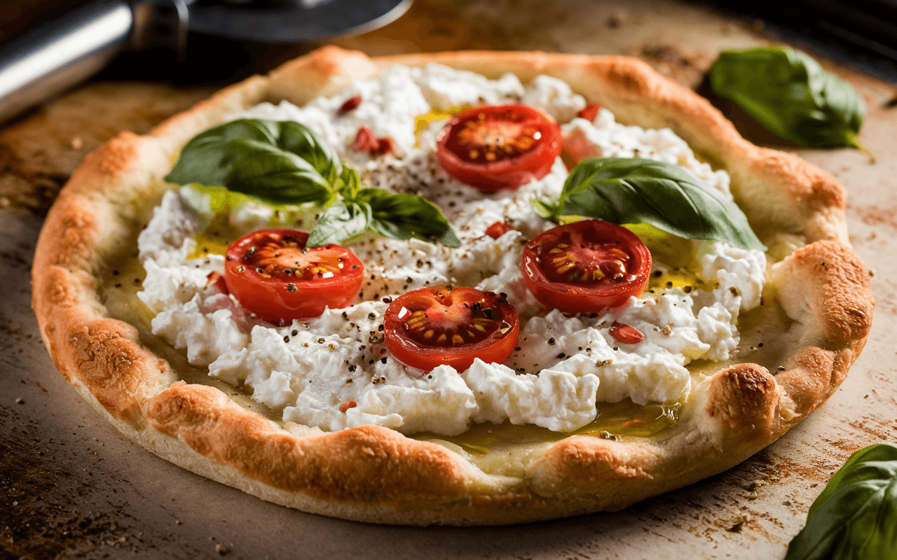 Cottage Cheese Pizza