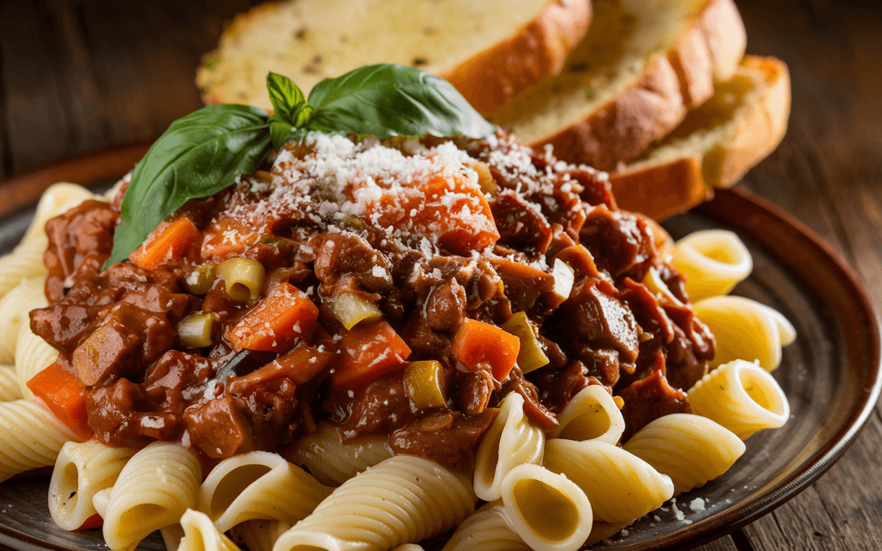 venison bolognese