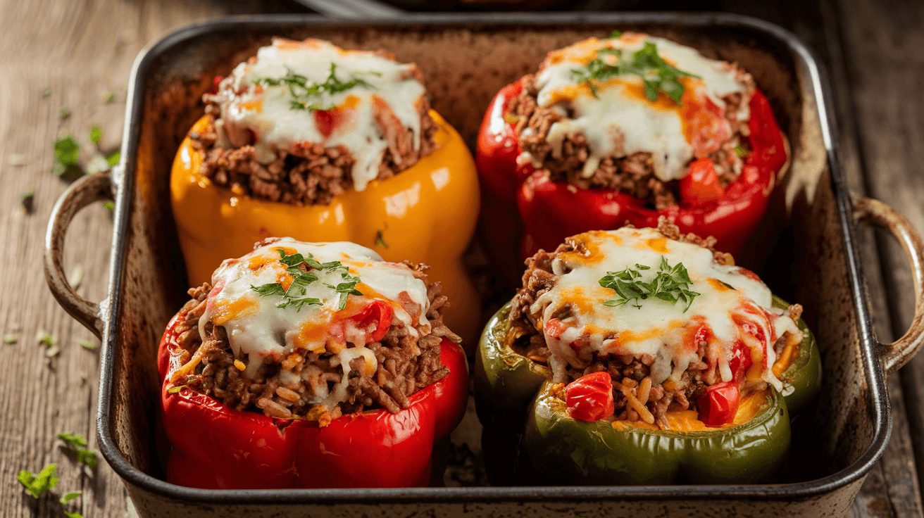 Venison Stuffed Peppers