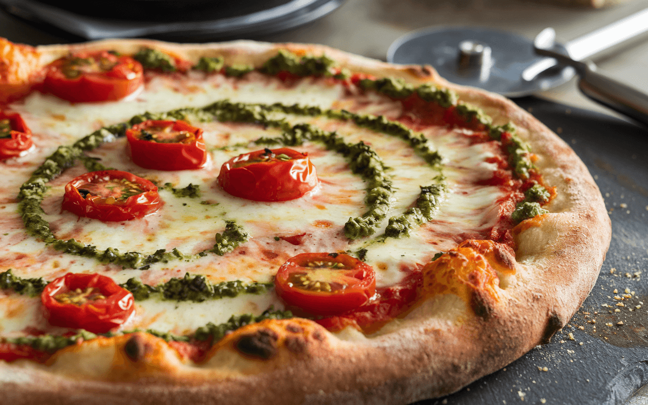 Chimichurri Tomato Pizza Recipe