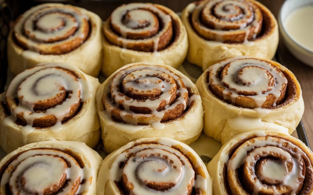 cinnamon buns from pizza dough