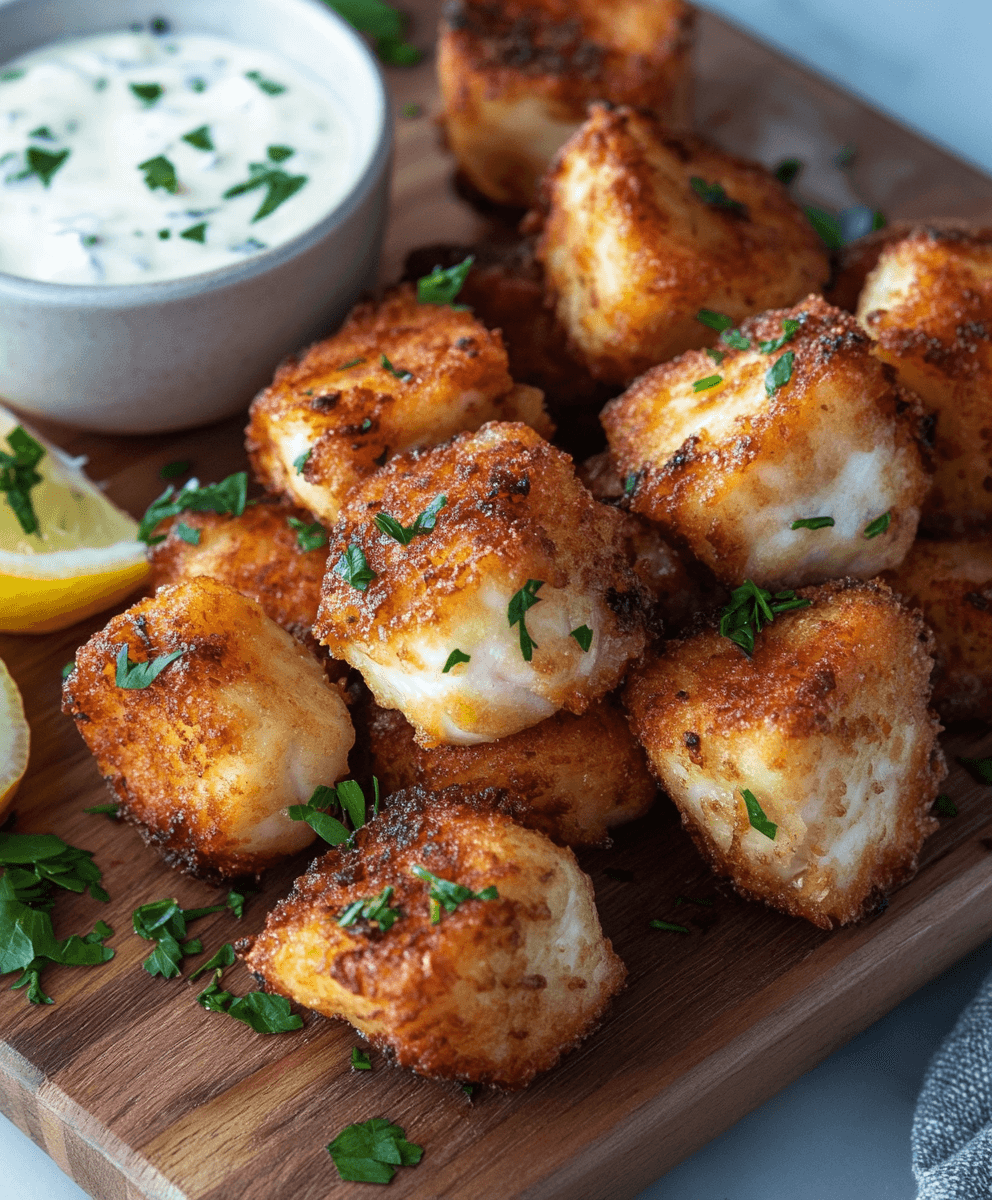 Fried Salmon Bites