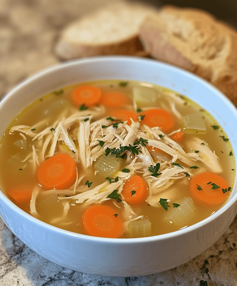 Chicken Soup with Bone Broth