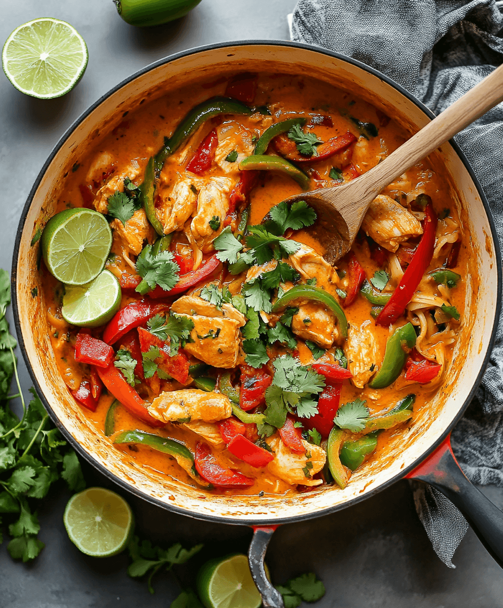 Chicken Fajita Pasta with lemon