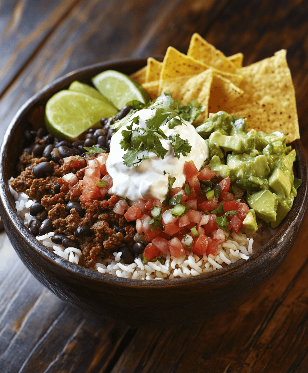 Taco Bowl with veggies