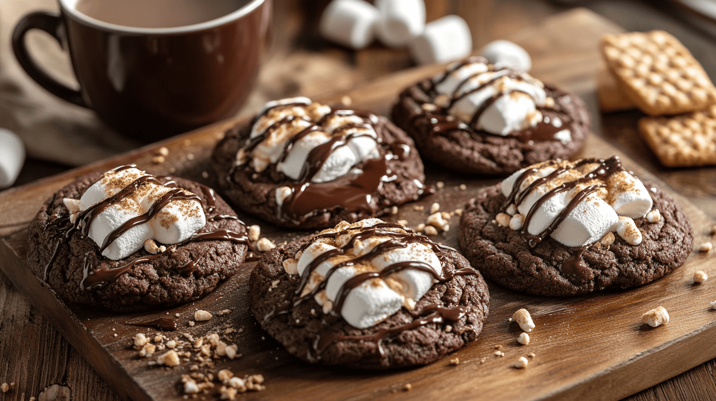 Chocolate Marshmallow Cookies