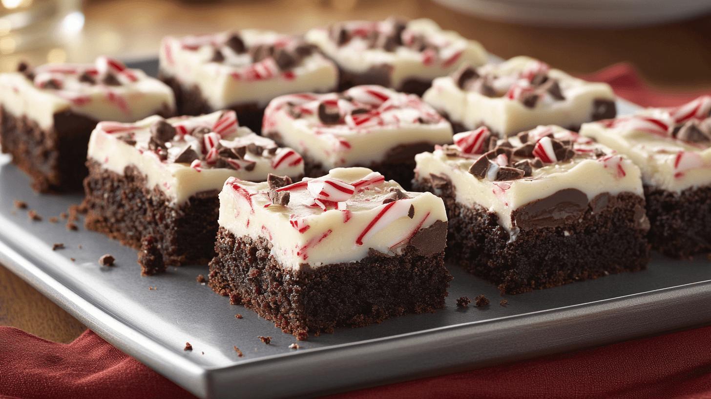 Peppermint Bark Brownies Recipe