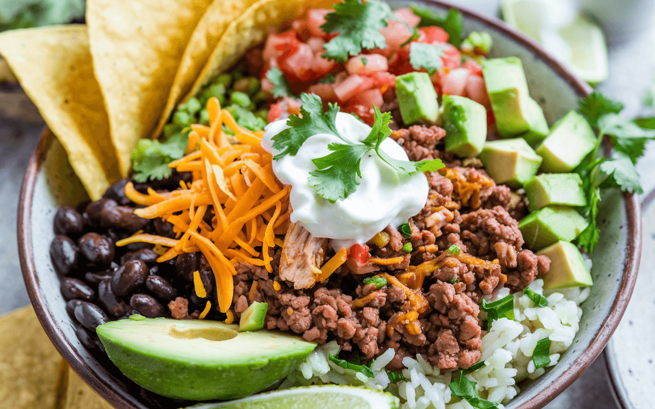 taco bowl recipe