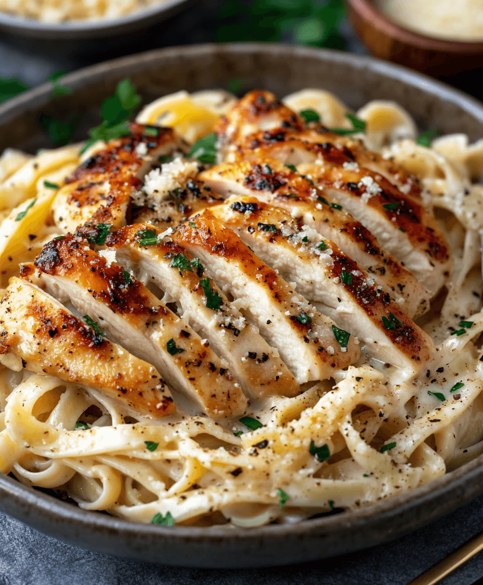 Pasta with grilled Chicken