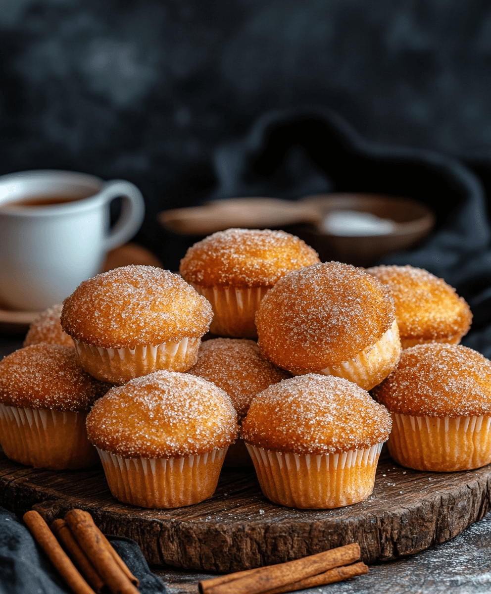 batch of  cinnamon muffins