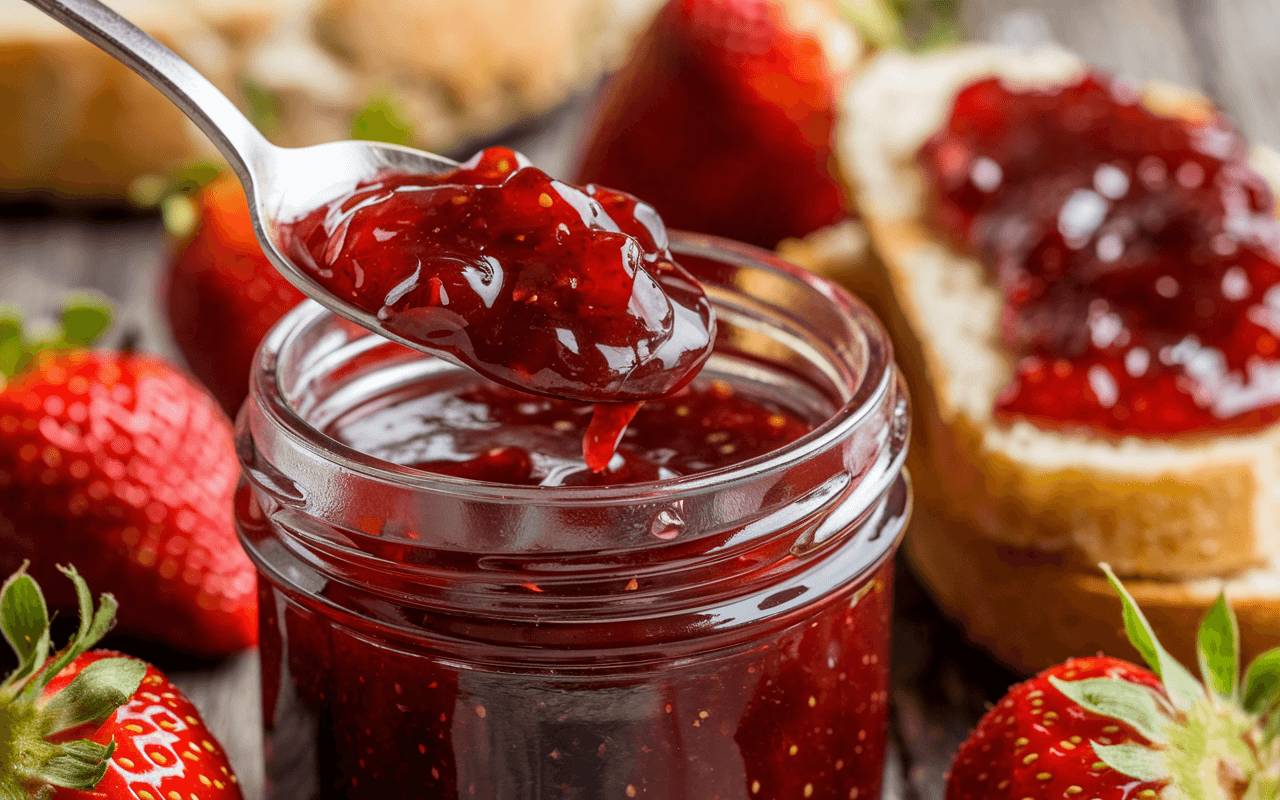 homemade strawberry jam recipe